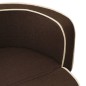 vidaXL Hundesofa Klappbar Braun 76x71x30 cm Leinen Waschbares Kissen vidaXL Hundesofa Klappbar Braun 76x71x30 cm Leinen Waschbares Kissen