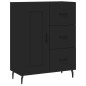 vidaXL Highboard Schwarz 69,5x34x180 cm Holzwerkstoff vidaXL Highboard Schwarz 69,5x34x180 cm Holzwerkstoff