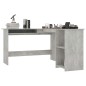 vidaXL Eckschreibtisch in L-Form Betongrau 120x140x75 cm Holzwerkstoff vidaXL Eckschreibtisch in L-Form Betongrau 120x140x75 cm Holzwerkstoff