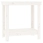 vidaXL Werkbank Weiß 80x50x80 cm Massivholz Kiefer vidaXL Werkbank Weiß 80x50x80 cm Massivholz Kiefer