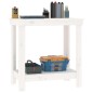 vidaXL Werkbank Weiß 80x50x80 cm Massivholz Kiefer vidaXL Werkbank Weiß 80x50x80 cm Massivholz Kiefer