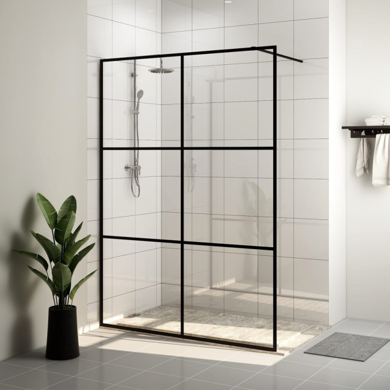 vidaXL Duschwand für Begehbare Dusche mit Klarem ESG-Glas 140x195 cm vidaXL Duschwand für Begehbare Dusche mit Klarem ESG-Glas 140x195 cm