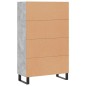 vidaXL Highboard Betongrau 69,5x31x115 cm Holzwerkstoff vidaXL Highboard Betongrau 69,5x31x115 cm Holzwerkstoff