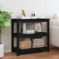 vidaXL Konsolentisch Schwarz 80x40x74 cm Massivholz Kiefer vidaXL Konsolentisch Schwarz 80x40x74 cm Massivholz Kiefer