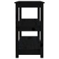 vidaXL Konsolentisch Schwarz 80x40x74 cm Massivholz Kiefer vidaXL Konsolentisch Schwarz 80x40x74 cm Massivholz Kiefer