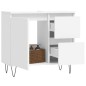 vidaXL Badschrank Weiß 65x33x60 cm Holzwerkstoff vidaXL Badschrank Weiß 65x33x60 cm Holzwerkstoff