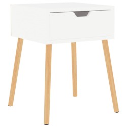 vidaXL Nachttisch Weiß 40x40x56 cm Holzwerkstoff