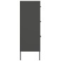 vidaXL Schubladenschrank Anthrazit 80x35x101,5 cm Stahl vidaXL Schubladenschrank Anthrazit 80x35x101,5 cm Stahl