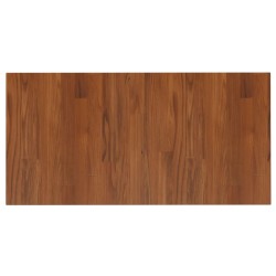 vidaXL Waschtischplatte Dunkelbraun 80x40x2,5 cm Massivholz Behandelt