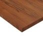 vidaXL Waschtischplatte Dunkelbraun 80x40x2,5 cm Massivholz Behandelt vidaXL Waschtischplatte Dunkelbraun 80x40x2,5 cm Massivholz Behandelt