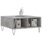 vidaXL Couchtisch Betongrau 60x60x30 cm Holzwerkstoff vidaXL Couchtisch Betongrau 60x60x30 cm Holzwerkstoff