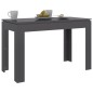 vidaXL Esstisch Hochglanz-Grau 120x60x76 cm Holzwerkstoff vidaXL Esstisch Hochglanz-Grau 120x60x76 cm Holzwerkstoff