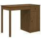 vidaXL Schreibtisch Honigbraun 100x50x75 cm Massivholz Kiefer vidaXL Schreibtisch Honigbraun 100x50x75 cm Massivholz Kiefer