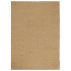vidaXL Schlingenteppich Handgefertigt 200x300 cm Jute und Baumwolle