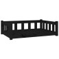vidaXL Hundebett Schwarz 95,5x65,5x28 cm Massivholz Kiefer vidaXL Hundebett Schwarz 95,5x65,5x28 cm Massivholz Kiefer