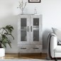 vidaXL Highboard Betongrau 69,5x31x115 cm Holzwerkstoff vidaXL Highboard Betongrau 69,5x31x115 cm Holzwerkstoff