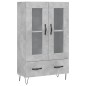 vidaXL Highboard Betongrau 69,5x31x115 cm Holzwerkstoff vidaXL Highboard Betongrau 69,5x31x115 cm Holzwerkstoff