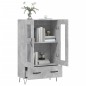 vidaXL Highboard Betongrau 69,5x31x115 cm Holzwerkstoff vidaXL Highboard Betongrau 69,5x31x115 cm Holzwerkstoff