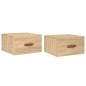 vidaXL Wand-Nachttische 2 Stk. Sonoma-Eiche 35x35x20 cm vidaXL Wand-Nachttische 2 Stk. Sonoma-Eiche 35x35x20 cm