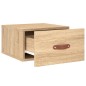 vidaXL Wand-Nachttische 2 Stk. Sonoma-Eiche 35x35x20 cm vidaXL Wand-Nachttische 2 Stk. Sonoma-Eiche 35x35x20 cm