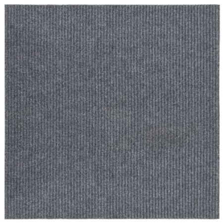 vidaXL Schmutzfangläufer 100x100 cm Grau