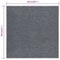 vidaXL Schmutzfangläufer 100x100 cm Grau vidaXL Schmutzfangläufer 100x100 cm Grau