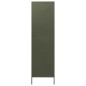 vidaXL Kleiderschrank Olivgrün 90x50x180 cm Stahl vidaXL Kleiderschrank Olivgrün 90x50x180 cm Stahl