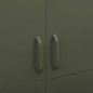 vidaXL Kleiderschrank Olivgrün 90x50x180 cm Stahl vidaXL Kleiderschrank Olivgrün 90x50x180 cm Stahl