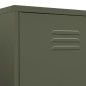 vidaXL Kleiderschrank Olivgrün 90x50x180 cm Stahl vidaXL Kleiderschrank Olivgrün 90x50x180 cm Stahl