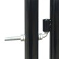 vidaXL Zauntor (Einzeltor) Schwarz 100x225 cm vidaXL Zauntor (Einzeltor) Schwarz 100x225 cm