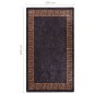 vidaXL Teppich Waschbar Schwarz und Golden 190x300 cm Rutschfest vidaXL Teppich Waschbar Schwarz und Golden 190x300 cm Rutschfest