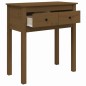 vidaXL Konsolentisch Honigbraun 70x35x75 cm Massivholz Kiefer vidaXL Konsolentisch Honigbraun 70x35x75 cm Massivholz Kiefer