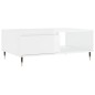 vidaXL Couchtisch Hochglanz-Weiß 90x60x35 cm Holzwerkstoff vidaXL Couchtisch Hochglanz-Weiß 90x60x35 cm Holzwerkstoff