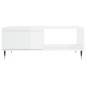 vidaXL Couchtisch Hochglanz-Weiß 90x60x35 cm Holzwerkstoff vidaXL Couchtisch Hochglanz-Weiß 90x60x35 cm Holzwerkstoff