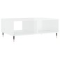 vidaXL Couchtisch Hochglanz-Weiß 90x60x35 cm Holzwerkstoff vidaXL Couchtisch Hochglanz-Weiß 90x60x35 cm Holzwerkstoff