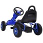 vidaXL Pedal Go-Kart mit Luftreifen Blau vidaXL Pedal Go-Kart mit Luftreifen Blau