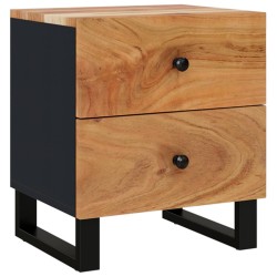 vidaXL Nachttisch 40x33x46 cm Massivholz Akazie