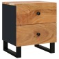 vidaXL Nachttisch 40x33x46 cm Massivholz Akazie vidaXL Nachttisch 40x33x46 cm Massivholz Akazie