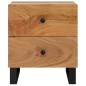 vidaXL Nachttisch 40x33x46 cm Massivholz Akazie vidaXL Nachttisch 40x33x46 cm Massivholz Akazie