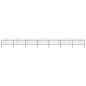 vidaXL Gartenzaun mit Speerspitzen Stahl (1,25 - 1,5) x 11,9 m Schwarz vidaXL Gartenzaun mit Speerspitzen Stahl (1,25 - 1,5) x 11,9 m Schwarz