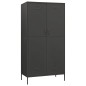 vidaXL Kleiderschrank Anthrazit 90x50x180 cm Stahl vidaXL Kleiderschrank Anthrazit 90x50x180 cm Stahl