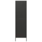 vidaXL Kleiderschrank Anthrazit 90x50x180 cm Stahl vidaXL Kleiderschrank Anthrazit 90x50x180 cm Stahl