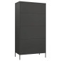 vidaXL Kleiderschrank Anthrazit 90x50x180 cm Stahl vidaXL Kleiderschrank Anthrazit 90x50x180 cm Stahl