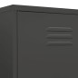 vidaXL Kleiderschrank Anthrazit 90x50x180 cm Stahl vidaXL Kleiderschrank Anthrazit 90x50x180 cm Stahl