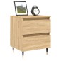 vidaXL Nachttische 2 Stk. Sonoma-Eiche 40x35x50 cm Holzwerkstoff vidaXL Nachttische 2 Stk. Sonoma-Eiche 40x35x50 cm Holzwerkstoff