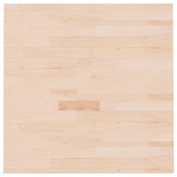 vidaXL Tischplatte Quadratisch 70x70x2,5 cm Eichenholz Unbehandelt
