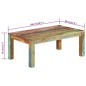 vidaXL Couchtisch Altholz Massiv 100x60x40 cm vidaXL Couchtisch Altholz Massiv 100x60x40 cm