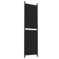 vidaXL 4-tlg. Paravent Schwarz 200x180 cm Stoff vidaXL 4-tlg. Paravent Schwarz 200x180 cm Stoff