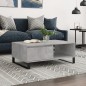 vidaXL Couchtisch Betongrau 90x60x35 cm Holzwerkstoff vidaXL Couchtisch Betongrau 90x60x35 cm Holzwerkstoff