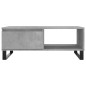 vidaXL Couchtisch Betongrau 90x60x35 cm Holzwerkstoff vidaXL Couchtisch Betongrau 90x60x35 cm Holzwerkstoff